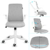 Office Task Chair Swivel Recliner Computer Desk Flip up Armrest Ergonomic Modern