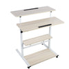 Height Adjustable Computer Desk Standing Laptop Table Movable Home Study Desk