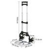 75kg Heavy Duty Industrial Hand Trolley Sack Trunck Barrow Cart Wheel Strong