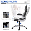 Racing Office Chair PU Leather Bucket Computer Gaming Swivel Adjustable
