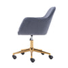 Adjustable Velvet Office Chair Home Swivel Computer Desk Chair Seat Ergonomic