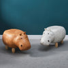 New Footstools Ottoman Animals Stool Large Hippo Pig Lovely Gift for Kids Adult