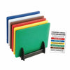 6x Professional Catering Chopping Board Colour Coded Cutting Boards Commercial