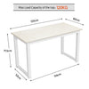 Home Office Study Corner Desk Computer PC Writing Table WorkStation Wooden Metal
