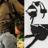 Military Tactical Shoulder Pistol Gun Holster Magazine Pouch Bag Black UK