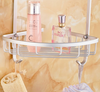 STAINLESS STEEL BATH SHOWER CADDY BASKET BATHROOM CORNER STORAGE SHELF RACK HOME