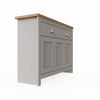 Sideboard Cabinet Furniture Storage Grey or Cream Cupboard 3 Doors 2 Drawers