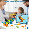 Take Apart Dinosaur Toys for Kids STEM Construction Building with Electric Drill