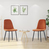 Set of 2/4/6 Velvet Dining Chairs Padded Seat Metal Legs Kitchen Home Office UK