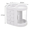 Tabletop Makeup Organizer Box 4 Drawer Perfume Jewelry Case Storage Organizer