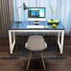 Computer Home Desk Office PC Laptop Writing Table Workstation Study Wood Metal