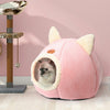 Cat Small Dog House Bed Kitten Pet Igloo Box Cave Puppy Sleeping Cozy Hut Kennel