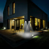 Solar Powered 20LED PIR Motion Sensor Wall Security Light Garden Outdoor Lamp UK
