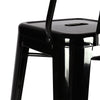 Tolix Style Bistro Cafe Metal High Bar Chairs Stools Table Set Breakfast Kitchen