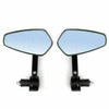 7/8'' 22MM 360° MOTORCYCLE HANDLE BAR END MIRRORS CNC UNIVERSAL CAFE RACER BIKE