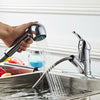 Stainless Steel Kitchen Mixer Tap Spray Chrome Bathroom Faucet Taps Durable
