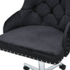 Velvet Home Office Chair Computer Desk Chairs Ergonomic Swivel Tilt Lift Black