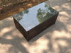 Rattan oblong coffee table patio outdoor garden furniture in 3 color