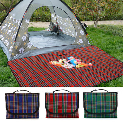 200CM XL Large Picnic Blanket Waterproof Camping Rug Folding Travel Beach Mat
