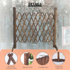 Arched Freestanding Trellis Wooden Extendable Garden Screen Fence 100CM Fencing
