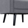 Upholstered Linen Fabric High Back Armchair Single Sofa Wing Chair Lounge+Pillow