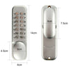 UK Digital Push Button Door Lock Keyless Code Combination Access mechanical lock