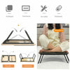 Laptop Table Folding Desk Stand Bed Tray Sofa Computer Study Portable Adjustable