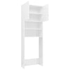 Bathroom Cabinet Chipboard Cupboard Rack Storage Shelf High Gloss White