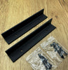 ALCOVE SHELF BRACKET 6 SIZES TO FIT 15CM-60CM DEPTH SHELVES-MATT BLACK (singles)