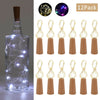 12PCS 10LED Wine Bottle Fairy String Lights Battery Cork Shaped Wedding Party