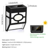 8x Super Bright LED Solar Powered Wall Lights Door Fence Outdoor Garden Lighting