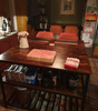 Industrial Kitchen Island Vintage Storage Table Rustic Metal Large Shelf Cabinet