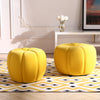 Nordic Pumpkin/Peach Shape Pouffe Stool Sofa Footrest Hallway Seat Ottoman Chair