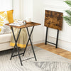 Folding TV Tray Set of 2 Camping Party Picnic Table Laptop Table Outdoor