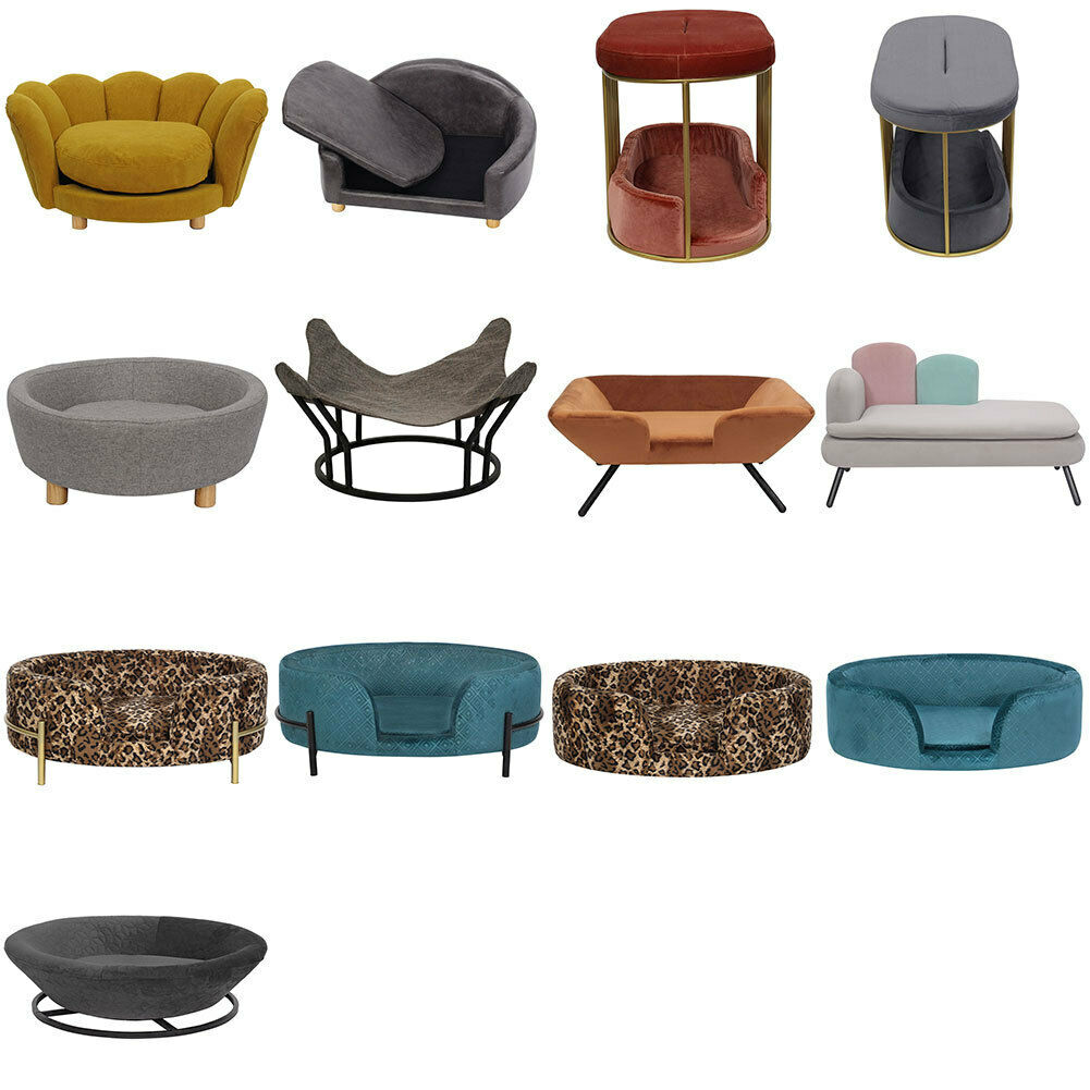 Pet Indoor House Cat Puppy Dog Bed Stool Nest Hideout Cave Igloo Hammock Cushion