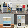 Miniature Wooden Drawer Table Top Small Cabinet Accessories Storage Organiser