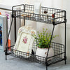 Metal Wire Basket Rack Bathroom Kitchen Storage Shelf Organizer Free Standing UK