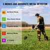Metal Detector Sensitive Discriminating Treasure w/Waterproof Coil LCD Display