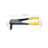 New Pop Rivet Gun With 60 Rivets 4 Heads Pvc Handle And Safety Catch