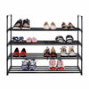 4 Tier Shoe Rack Tower Shelf Organizer Cabinet Storage Stand Hold 16 Pairs Black