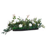 Artificial Flower Row Outdoor Wedding Arch Top Table Backdrop Flower Wall Decor