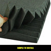 New 48 Acoustic Wall Panel Tiles Studio Sound Proofing Insulation Foam Pads UK