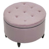 Chesterfield Large Ottoman Storage Footstool Coffee Table Velvet Pouffe Buttoned