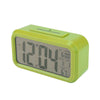 UK Digital LCD Snooze Electronic Alarm Clock with LED Backlight Light Control