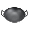 36cm Non Stick Deep Frying Pan Chinese Wok With Handle Gas Electric Induction UK