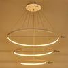 LED Pendant Light Ring Adjustable Lamp Ceiling Lights Decor Lighting Variable