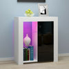 Modern Cabinet Cupboard sideboard - Matt Body and High Gloss Doors RGB LED Light