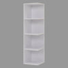 3/4 Tier Corner Shelf Living Bedroom Cupboard Storage Organiser for Home Office