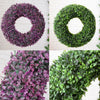 Artificial Silk Flowers Garland Hanging Lavender Boxwood Door Wreath Wedding NEW