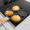4 Cup Fried Egg Pan Omelette Cookware Non-stick Pancake Frying Pan for Cooking